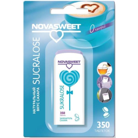 Новасвит сукралоза таблетки №350 заменитель сахара