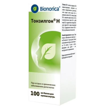 Тонзилгон н капли для приема внутрь 100мл