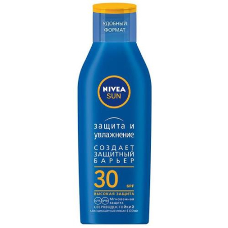 Нивея сан лосьон солнцезащит. увлажн. spf30 100мл. [nivea]