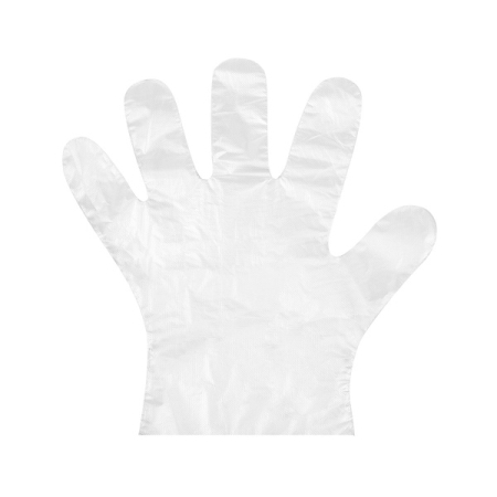 Перчатки п/э универсальные, прозрачные 100 шт/уп