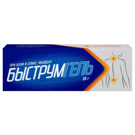 Быструмгель гель для наружного применения 2.5% 30г