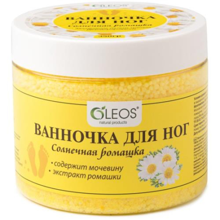 Олеос ванночка для ног 220г солнечная ромашка