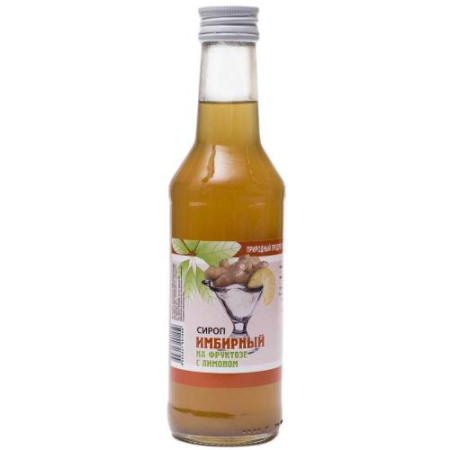 Имбирный сироп 250мл на фруктозе лимон бад