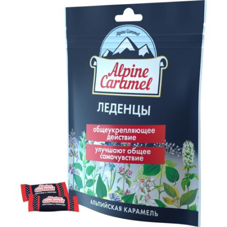 Альпийская карамель леденцы 75г бад