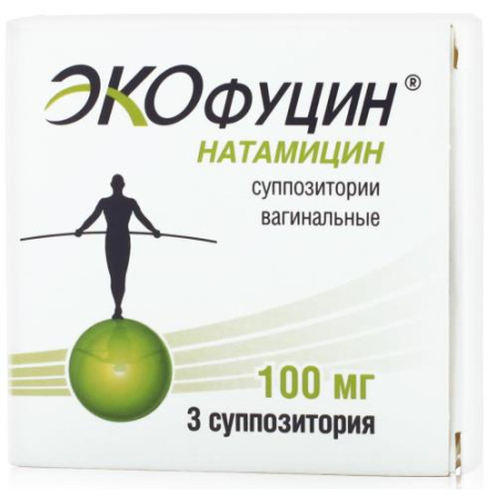 Экофуцин суппозитории вагинальные 100мг №3