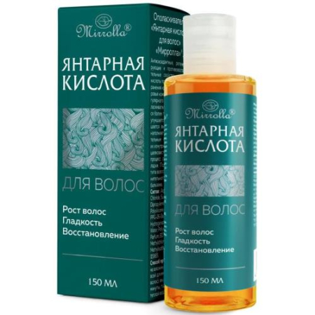 Мирролла янтарная кислота ополаскиватель для волос 150мл