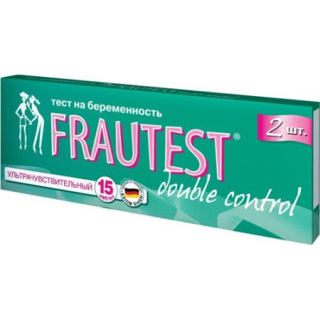 Фраутест дабл контроль тест для определения беременности №2