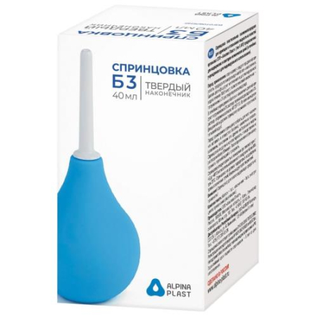 Альпина пласт спринцовка пвх №3б тверд након 40мл