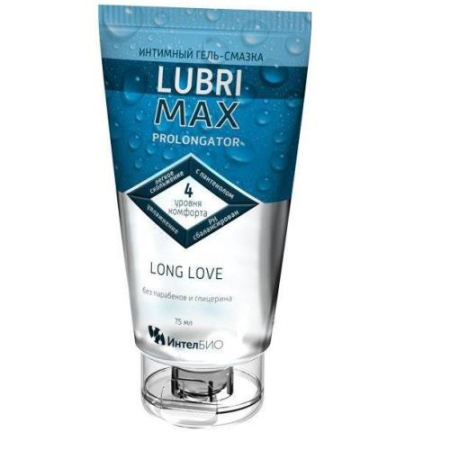 Лубримакс пролонгатор гель-смазка 75мл лонг лав