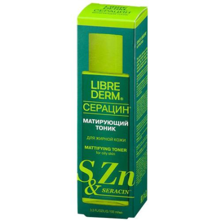 Либридерм серацин тоник 100мл матирующ. д/жирной кожи
