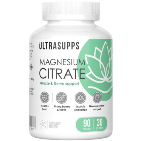 Ультрасаппс магния цитрат капсулы мягкие №90  [ultrasupps] бад