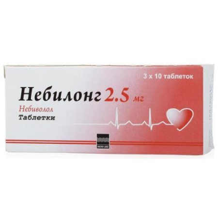 Небилонг таблетки 2.5мг №30
