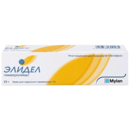 Элидел крем для наружного применения 1% 15г