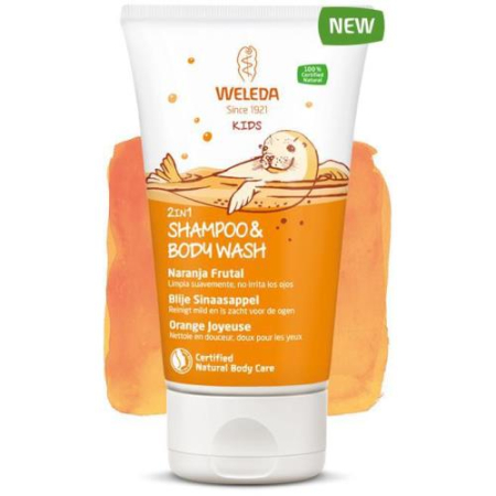 Веледа шампунь-гель для купания 150мл апельсин