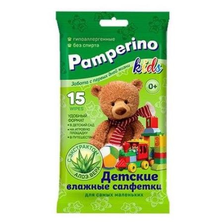 Памперино салфетки влажные для детей №15