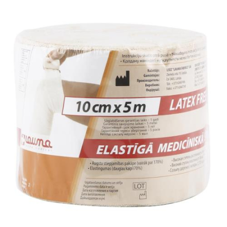 Лаума бинт медицинский эластичный вр 10смх5м