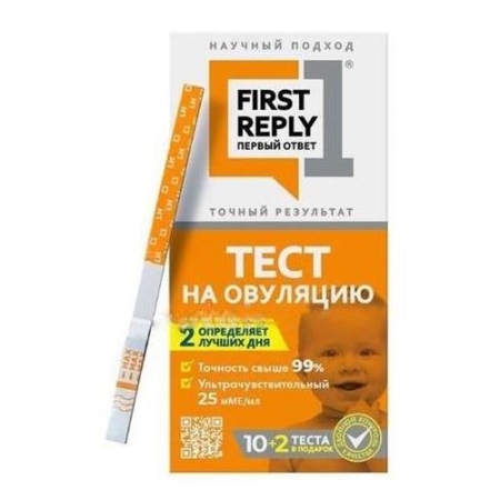 Первый ответ тест на овуляцию №12 (10 + 2)