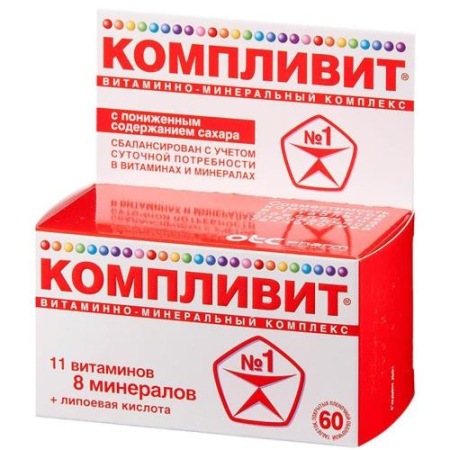 Юнивит таблетки покрытые пленочной оболочкой №60