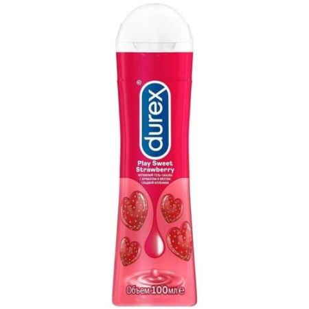 Дюрекс плей гель-смазка лубрикант 100мл аромат клубники