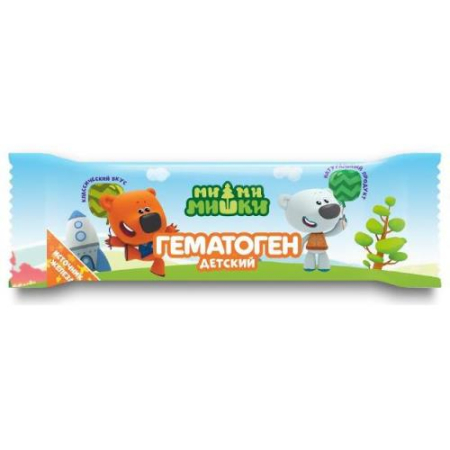 Гематоген детский плитка 40г ми-ми-мишки бад