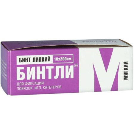 Бинтли-м бинт липкий проницаемый 10смх2м