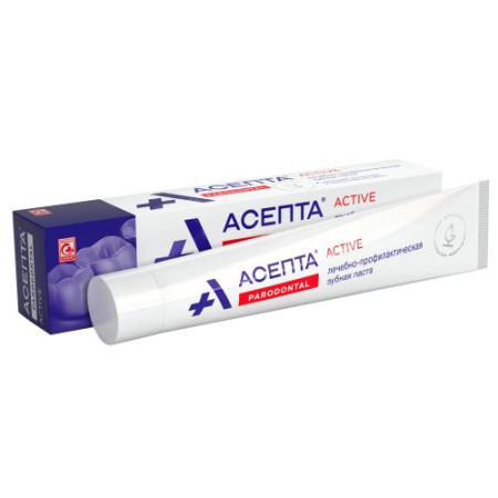 Асепта актив зубная паста 75мл