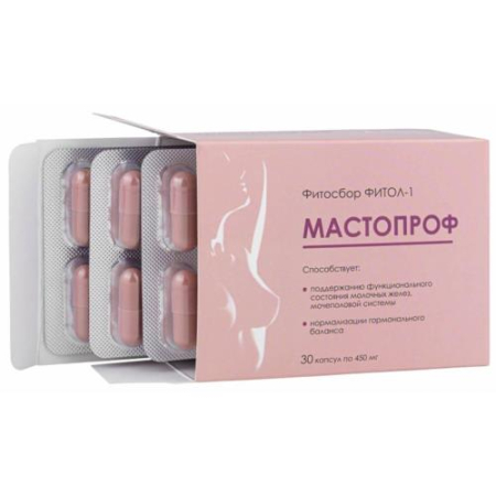 Алфит фитол-1 капсулы 450мг №30 мастопроф бад