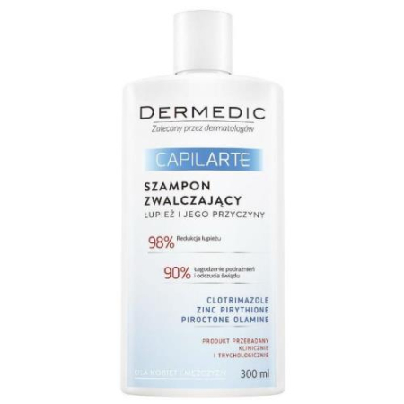 Дермедик капиларте шампунь для волос 300мл от перхоти