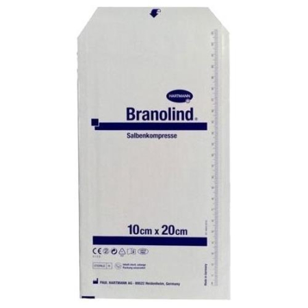 Бранолинд повязка стерильная №1 мазевая 10х20см. /арт.4923471/