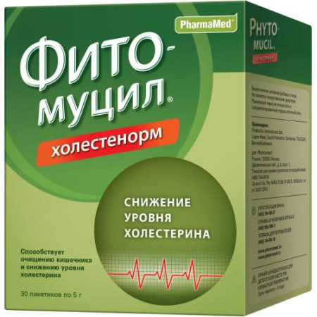Фитомуцил холестенорм порошок 5г №30