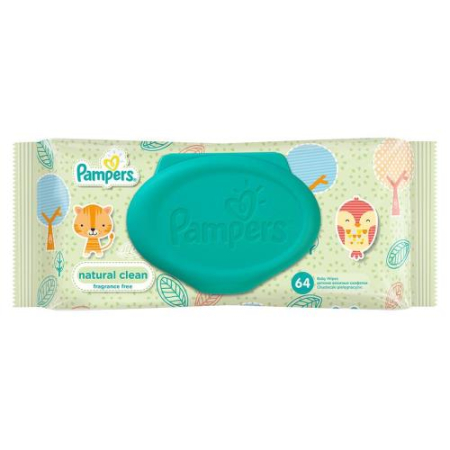 Памперс салфетки детские №64 натурал клин