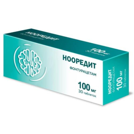 Нооредит таблетки 100мг №30