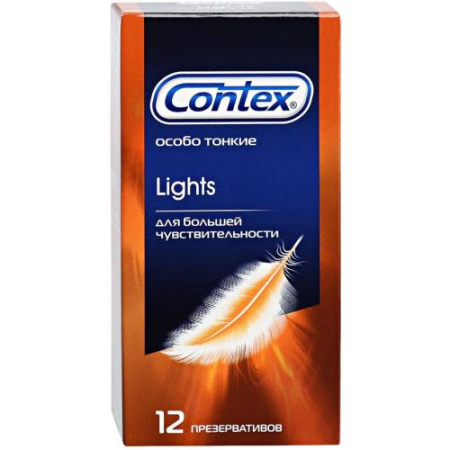 Контекс презервативы №12 лайт особо тонкие