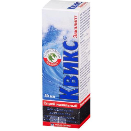 Квикс спрей назальный 30мл эвкалипт