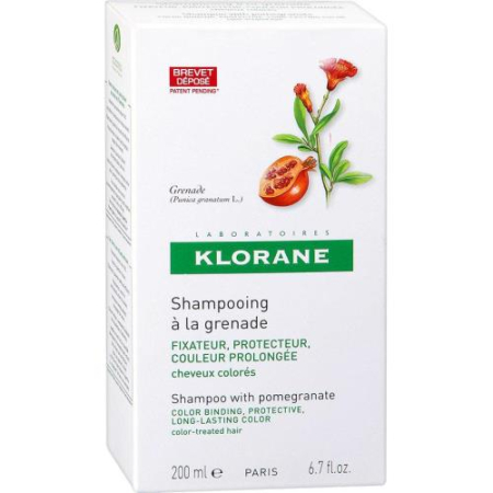 Клоран шампунь 200мл гранат д/окраш. волос