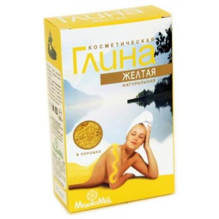 Медикомед глина 100г косметич желтая