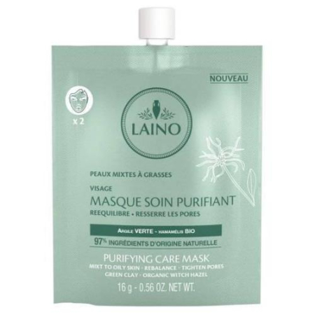 Лэно маска для лица 16г органич очищ