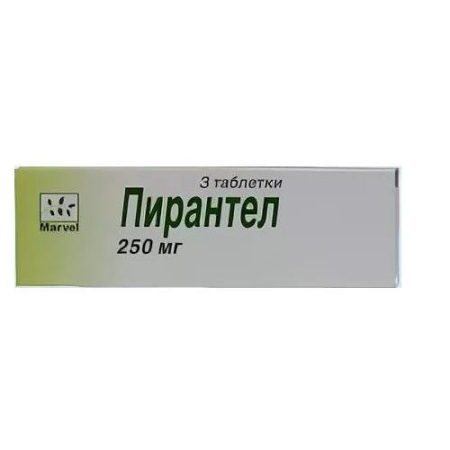 Пирантел таблетки 250мг №3