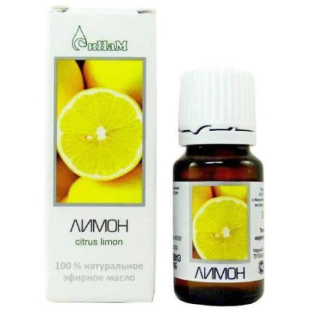 Масло лимона 10мл. эфирное /синам/