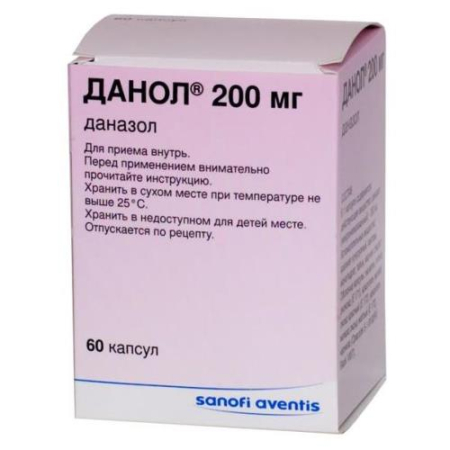 Данол капсулы 200мг №60