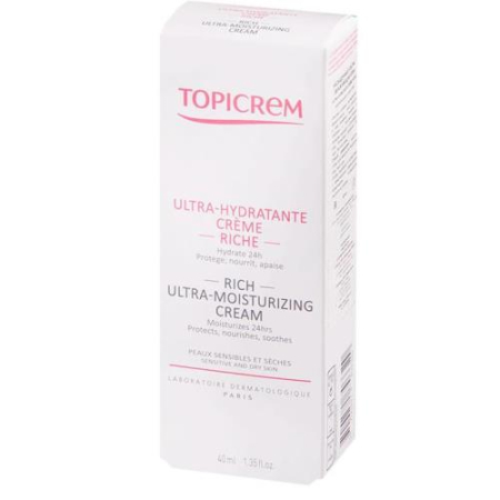 Топикрем крем для лица 40мл ультра увлажняющ насыщ