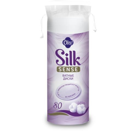 Ола силк сенс ватные диски №80 коттон