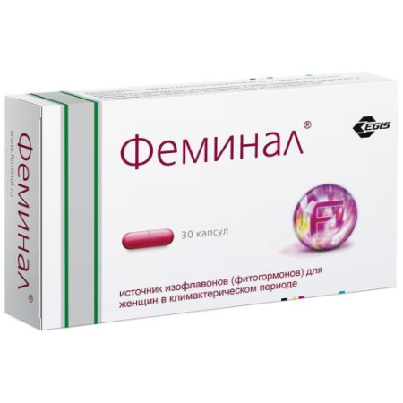 Феминал капсулы 100мг №30 бад