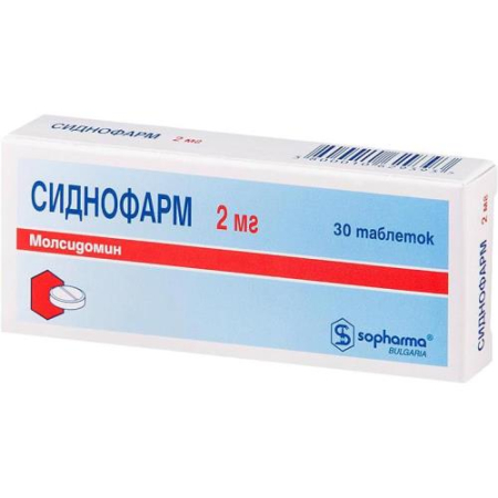 Сиднофарм таблетки 2мг №30