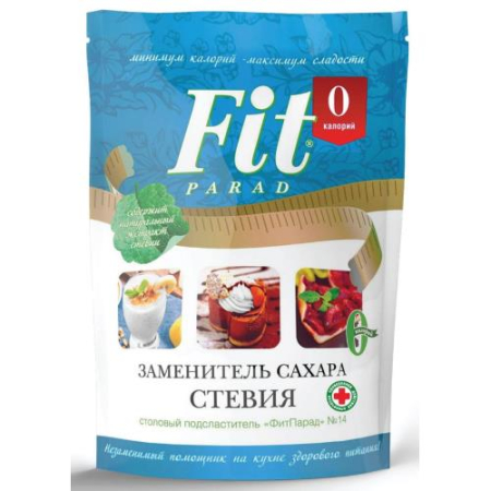 Фитпарад №14 заменитель сахара 150г стевия + эритрит бад
