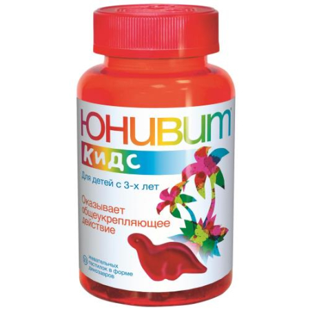 Юнивит кидс №30 жев.паст. (динозаврики)