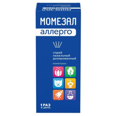 Момезал аллерго спрей назальный дозированный 0,05мг/доза 140доз