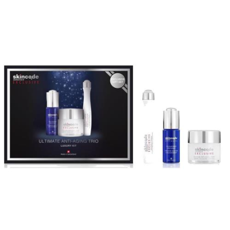 Скинкод набор exclusive совершенное трио антивозрастных средств