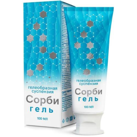 Сорбигель суспензия для приема внутрь 100мл гелеобразная