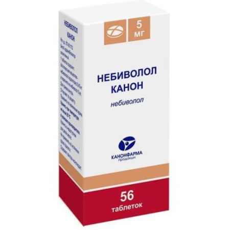 Небиволол канон таблетки 5мг №56 банка